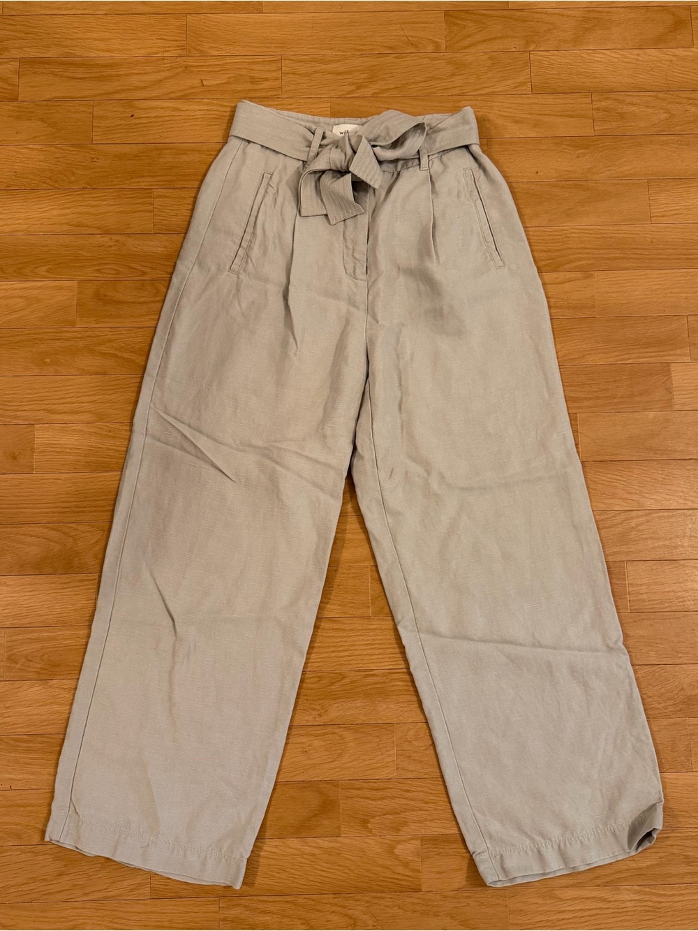 Aritzia Wilfred Linen Trouser Pants
